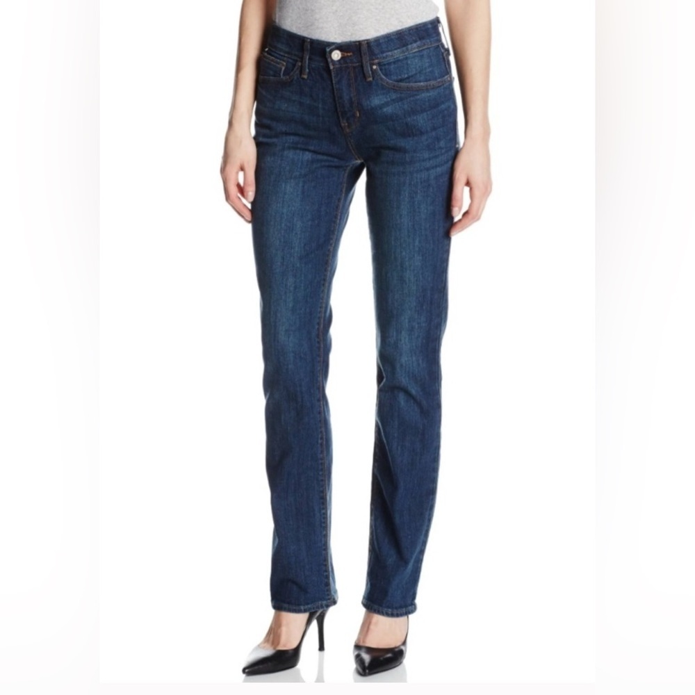 Levi's 525 Perfect Waist Dark Wash Jeans Straight Leg Classic EUC 10M #2434